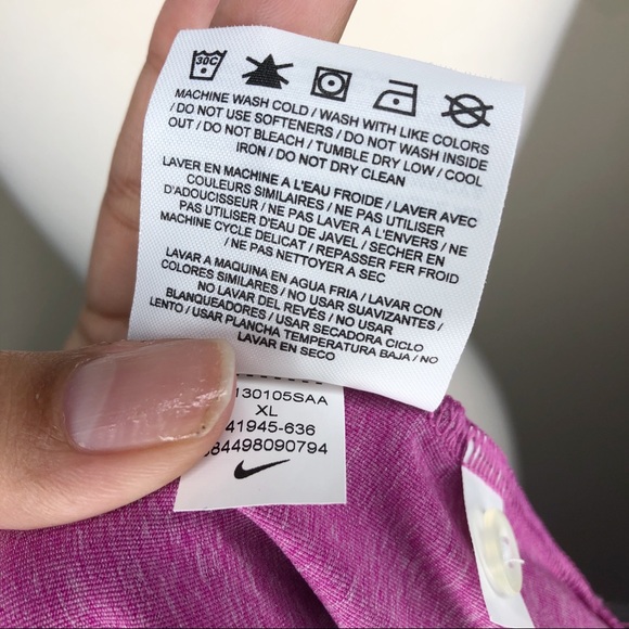 Nike Golf Pink Athletic Tour Performance Tank XL - Picture 10 of 10